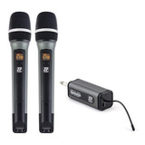 Sistema De Microfone Sem Fio Duplo Mão Sfh-20 Uhf - Staner