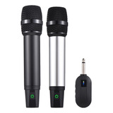 Sistema De Microfone Sem Fio Uhf Profissional Com Microfone