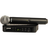 Sistema Microfone Sem Fio Vocal Blx24br/sm58-j10