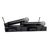 Sistema Shure Slxd24dbr/sm58-g58 Receptor Duplo Sem