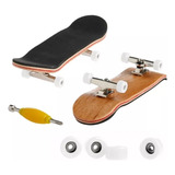 Skate De Dedo Finger Skateboard+rolamento+ Roda Branca