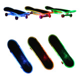 Skate De Dedo Fingerboard Com Led Mini Brinquedo Radical 