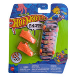 Skate De Dedo Fingerboard Hot Wheels C/ Tênis Vários Modelos