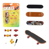 Skate De Dedo Fingerboard Infantil Brinquedo Com Rampa