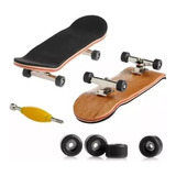 Skate De Dedo Fingerboard Profissional+rolamento+ Roda Preta
