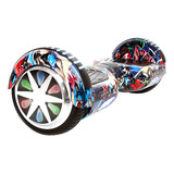 Skate Eletrico 6,5 Vingadores Hoverboard Com Led E Bolsa