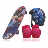 Skate Iantil Frozen + Capacete +