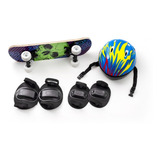 Skate Infantil Jr Radical Shape Com Lixa Completo Iniciantes