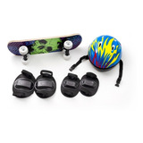 Skate Infantil Jr Radical Shape Com Lixa Iniciantes Completo