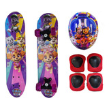 Skate Infantil Patrulha Canina Rosa C/ Acess 61cm 70