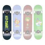 Skateboard Pro Manobras Street Truck Baixo Abec 5 Kronik