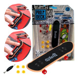 Skatinho De Dedo Profissional Mini Skate Fingerboard +brinde
