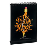 Sketchbook Caderno De Desenho 100pgs 50 Folhas A4 180g