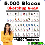 Sketchup Vray 5000 Blocos + 4000