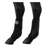 Skid Boot Caneleira Traseira Para Cavalo Boots Horse Preto