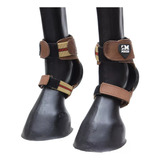 Skid Boot De Couro Proteção Para Cavalos - M Reis