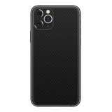 Skin Adesiva Traseira Fibra De Carbono Para iPhone 12 Pro 