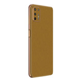 Skin Adesivo Pelicula 3m Ouro Escovado Para Moto G9 Plus