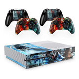 Skin Adesivo Protetor X Box One S E Controles Mortal Kombat