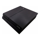 Skin Carbono Ps4 Fat - Preto - Frete Grátis