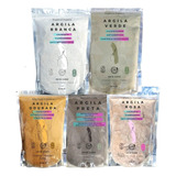 Skin Care Argila 1gk Verde Branca Preta Rosa Dourada +brinde