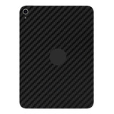 Skin Fibra Carbono Preto Compativel Com O iPad 10ºg 10.9