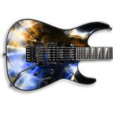 Skin Fractal 10 Adesivo Guitarra, Violao, Baixo