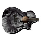 Skin Leao De Judá 06 Cristao Adesivo Guitarra Baixo Violao
