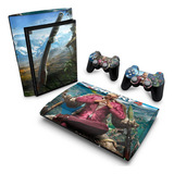 Skin Para Ps3 Super Slim Adesivo