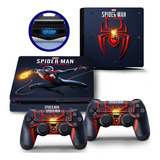 Skin Para Ps4 Slim Adesiva Spider-man