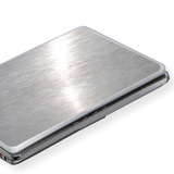 Skin Película Proteção Aço Escovado Prata Notebook Netbook 