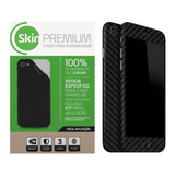 Skin Premium - Estampa Fibra De Carbono iPhone 7