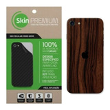 Skin Premium Adesivo Estampa Madeira Para iPhone SE 2020
