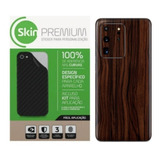 Skin Premium Adesivo Estampa Madeira Samsung