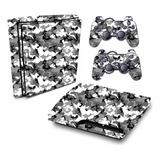 Skin Ps3 Slim Adesivo Pelicula Camo Ghost