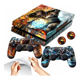 Skin Ps4 Fat Adesivo Playstation 4 Mortal Kombat