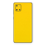 Skin Traseira Adesiva Amarelo Carbono P/ Galaxy Note 10 Lite