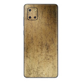 Skin Traseira Adesiva Ouro Riscado P/ Galaxy Note 10 Lite