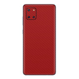Skin Traseira Adesiva Red Carbono P/ Galaxy Note 10 Lite