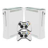 Skin Xbox 360 Fat Adesivo - Fibra Transparente
