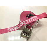 Slackline Swl Rosa 15m Profissional
