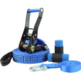 Slackline Zamboo Pro Black 30 Metros - Azul