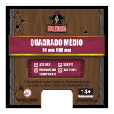 Sleeve / Shields Quadrado Médio Bucaneiros 80 X 80mm Dwar7s