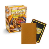 Sleeve Dragon Shield Gold Matte -