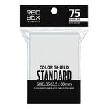 Sleeves Standard 75 Shield Red Box Branco Pokemon Magic