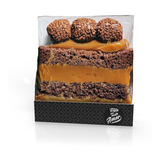 Slice Cake C/ Celofane P/fatia Bolo Feito Muito Amor -100 Un