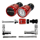 Slider Dianteiro Speed Style Kawasaki Z400 Vermelho