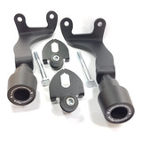 Slider Motor + Slider Traseiro Nylon Nova Fazer 250 Fz25 Fz