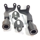 Slider Motor + Slider Traseiro Nylon Nova Fazer 250 Fz25 Fz
