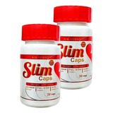 Slim Caps 2 Frasco 30 Cápsulas Original - Envio Rápido